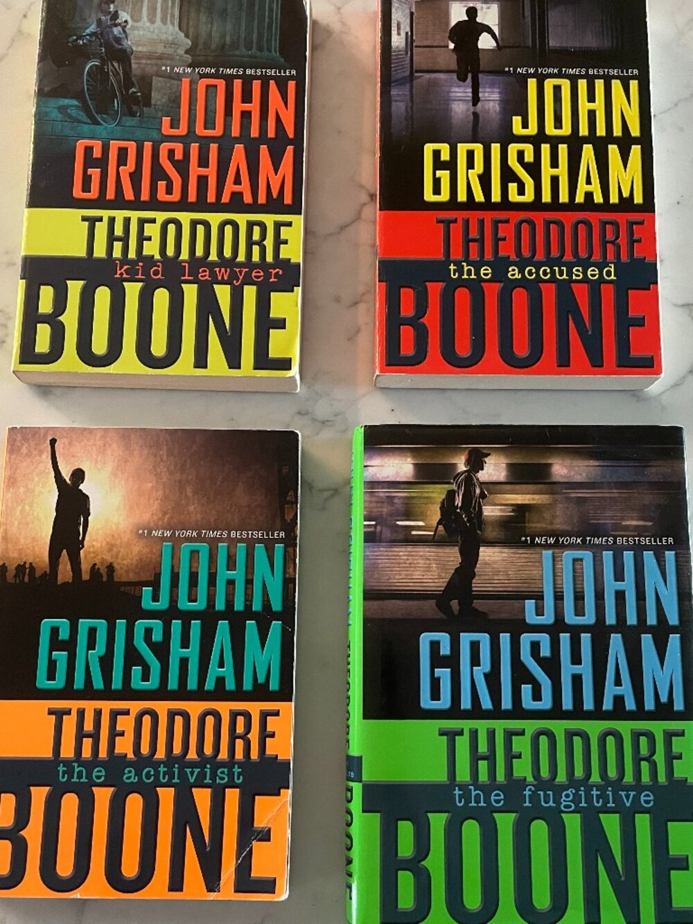 Set of four Theodore Boone books by John Grisham - Young Readers